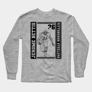 jerome bettis || pittsburgh steelers | Black Retro Long Sleeve T-Shirt